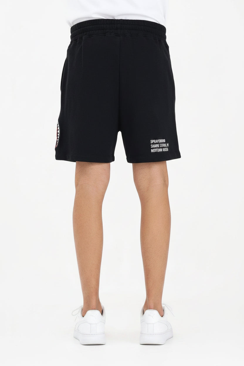 SPRAYGROUND SP855EBLK SHORTS SHARK CENTRAL BLACK