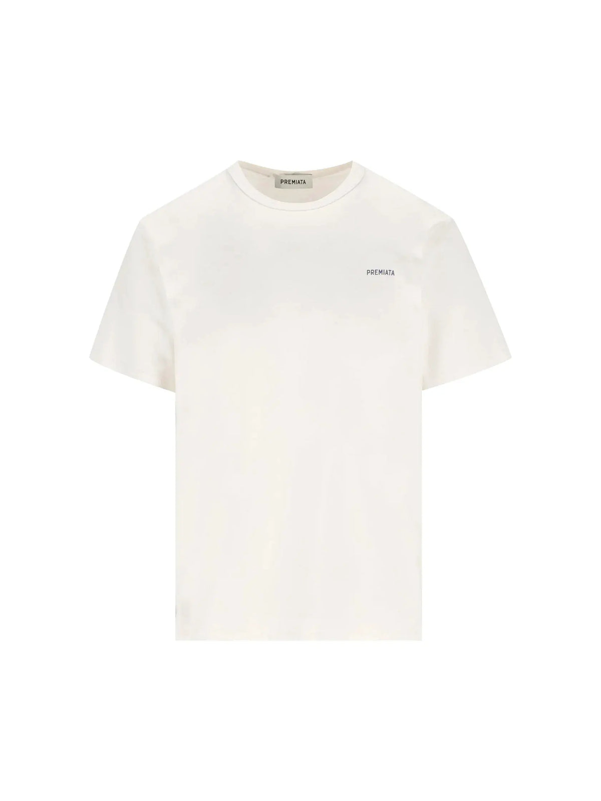 T-shirt bianca uomo Premiata in cotone, girocollo, stile minimal, nuova collezione
