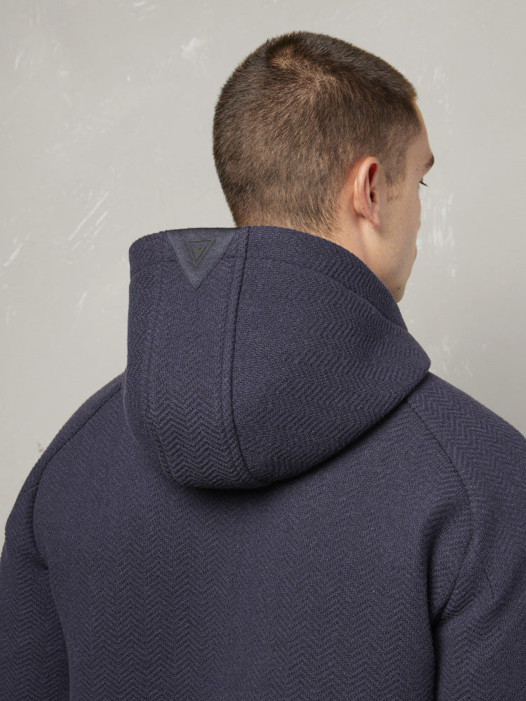 MACRON MCH FCF FRANCESCO NAV HOODIE FRANCESCO HOODED JACKET - Atelier Fratelli Carbè