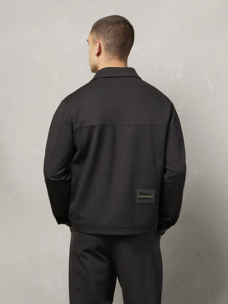 MACRON MCH FCF TESEO BLK SHIRT TECH OVERSHIRT - Atelier Fratelli Carbè