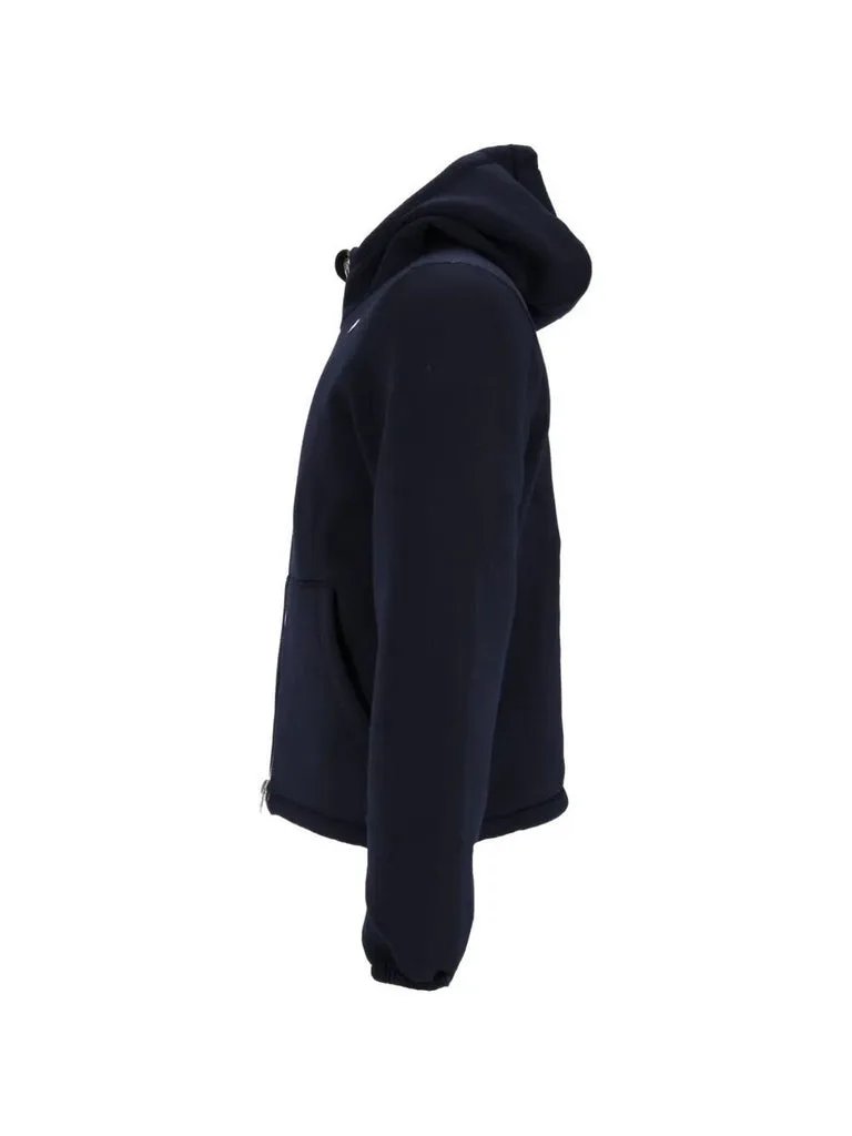 K-Way Jack Spacer Nylon Double K8142YW-D0C — dettaglio laterale, colore Blu/Verde
