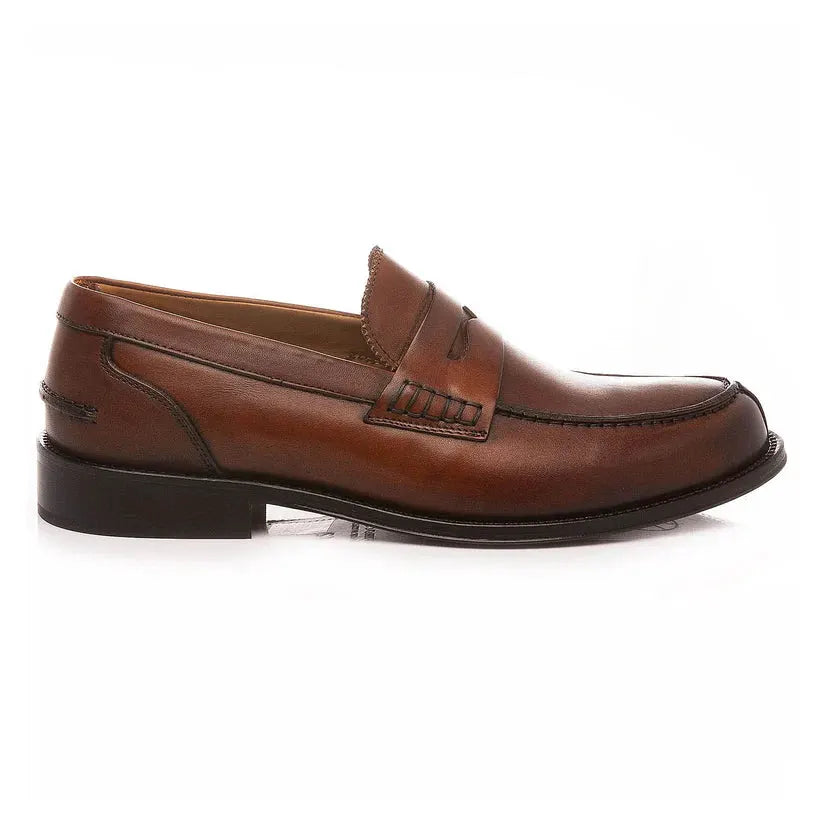 EXTON 2102 CUOIO LOAFER College Abrasivato CUOIO by EXTON