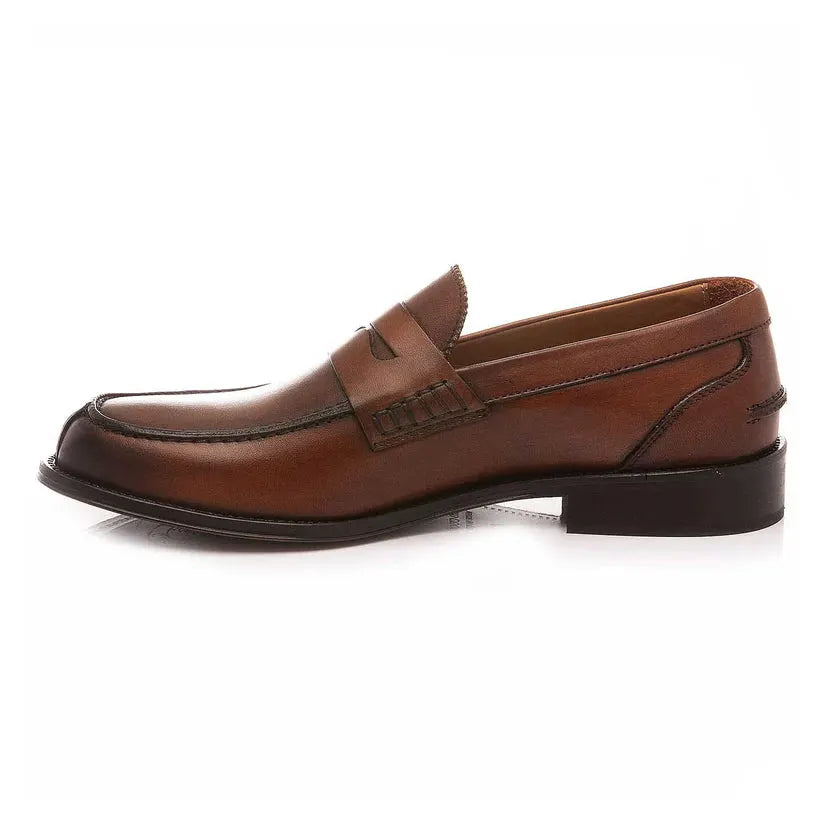 EXTON 2102 CUOIO LOAFER College Abrasivato CUOIO by EXTON