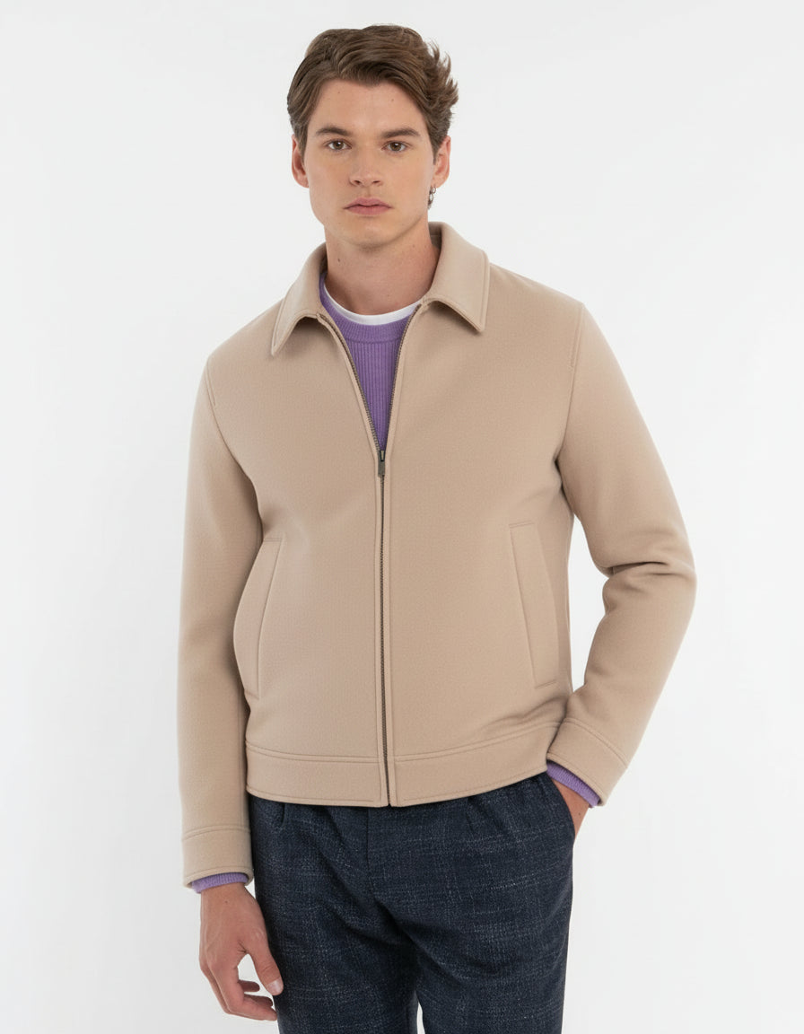 MANUEL RITZ H8500 253697 23 BLOUSON JACKET Giubbotto panno - Atelier Fratelli Carbè