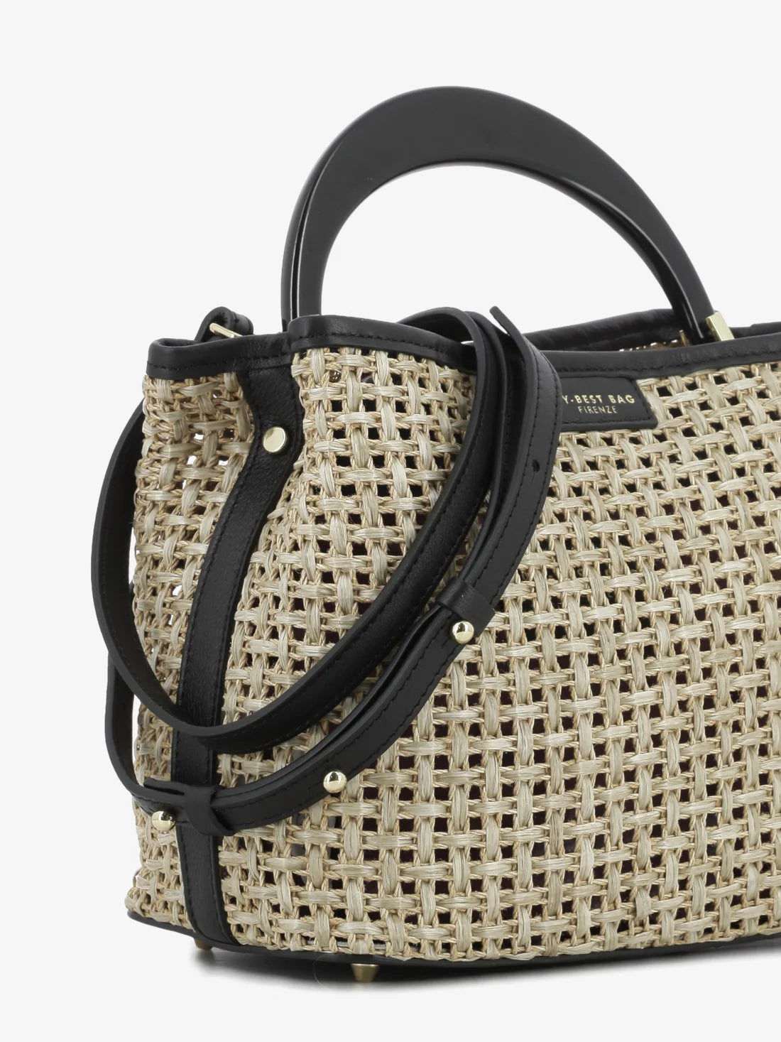 MY BEST BAG FIRENZE S1-MYB-2041 NATURAL INGRID TABRU SHOPPING BAG