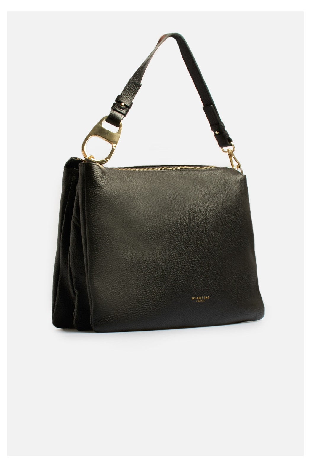 MY BEST BAG FIRENZE F1-MYB-1019 NERO SHOPPING BAG BORSA IN PELLE - Atelier Fratelli Carbè