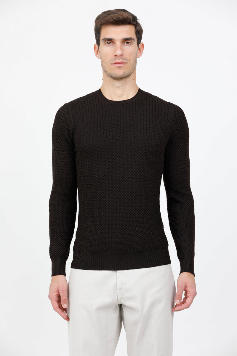 GRAN SASSO 57135 14280 195 KNIT OPERATA INTRECCIO