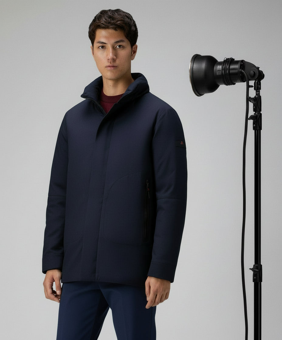 PEUTEREY PEEBLES SRT PEU556801192020 215 BLOUSON JACKET Giacca stretch con cappuccio estraibile - Atelier Fratelli Carbè