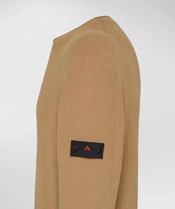 PEUTEREY GARGALLO FW02 PEU561799012365 995 KNIT Maglia in cotone a costa inglese - Atelier Fratelli Carbè