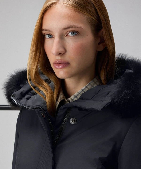 PEUTEREY DONNET KL FUR NER TRENCH PED44450119150NER - Atelier Fratelli Carbè