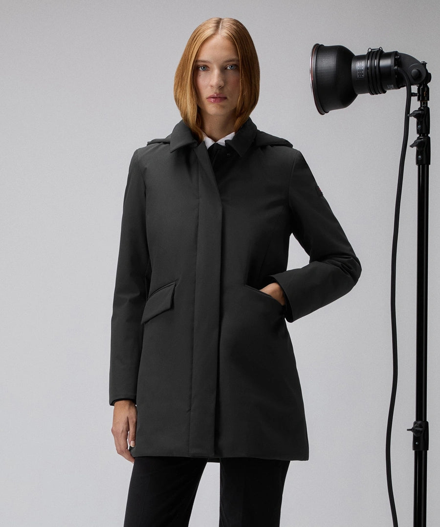 PEUTEREY TELIA TA 02 PED5422 01181892 808 TRENCH Giacca liscia dal fit slim - Atelier Fratelli Carbè