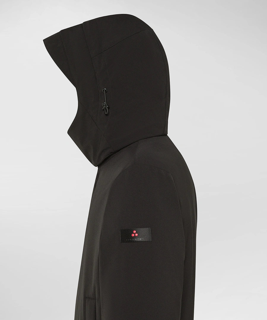 PEUTEREY KRUGER TJ01 PEU562501191942 NER TRENCH Cappotto tecnico in tessuto riciclato - Atelier Fratelli Carbè