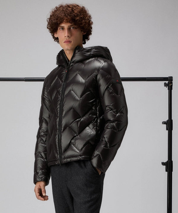 PEUTEREY HONOVA LKS04 PEU558101181950 NER BLOUSON JACKET Piumino con trapunta chevron - Atelier Fratelli Carbè