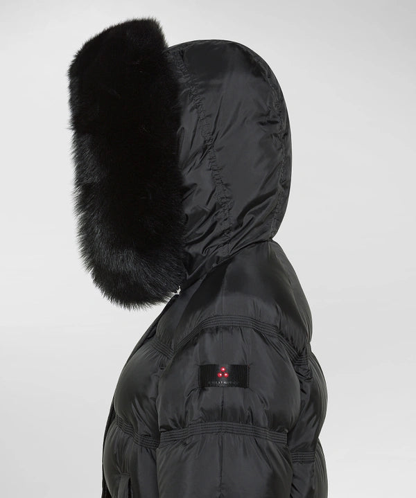 PEUTEREY TAKAN MQN 04 FUR PED543901181967 NER DOWN JACKET - Atelier Fratelli Carbè