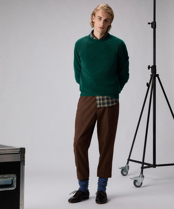 PEUTEREY SIRONI 01 PEU562399011970 689 KNIT Maglia in ciniglia rasata - Atelier Fratelli Carbè