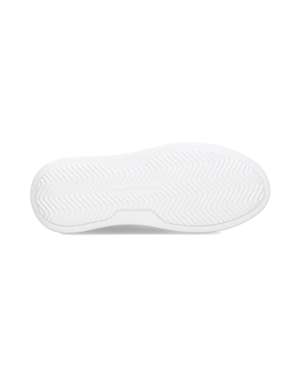 PHILIPPE MODEL BTLD VML2 SNEAKER TEMPLE LOW VEAU METAL LEO BLANC NOIR - Atelier Fratelli Carbè