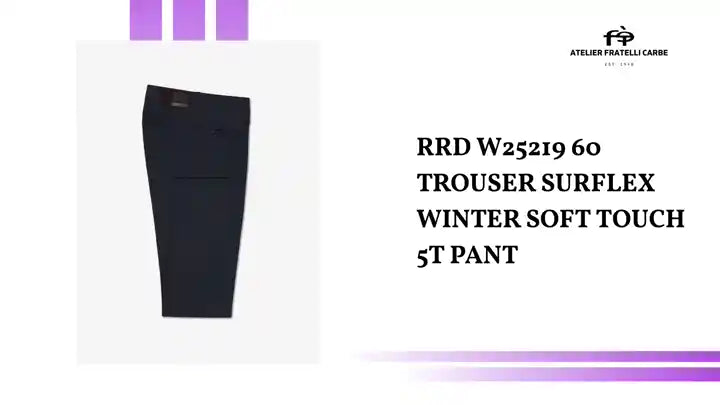 RRD W25219 60 TROUSER surflex winter soft touch 5T pant by@Outfy