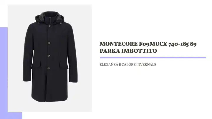 MONTECORE F09MUCX 740-185 89 Parka imbottito by@Outfy