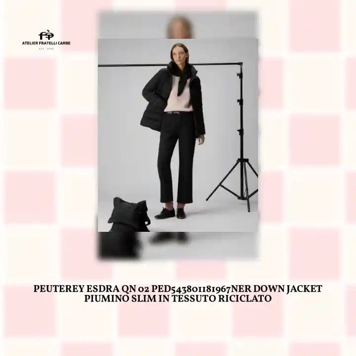 PEUTEREY ESDRA QN 02 PED543801181967NER DOWN JACKET Piumino slim in tessuto riciclato by@Outfy