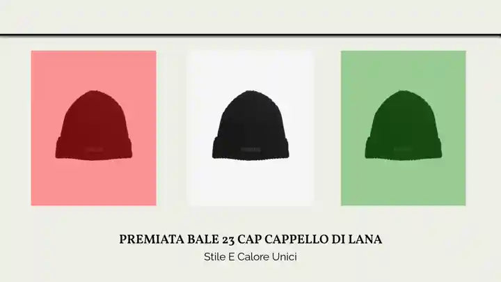 PREMIATA BALE 23 CAP CAPPELLO DI LANA by@Outfy