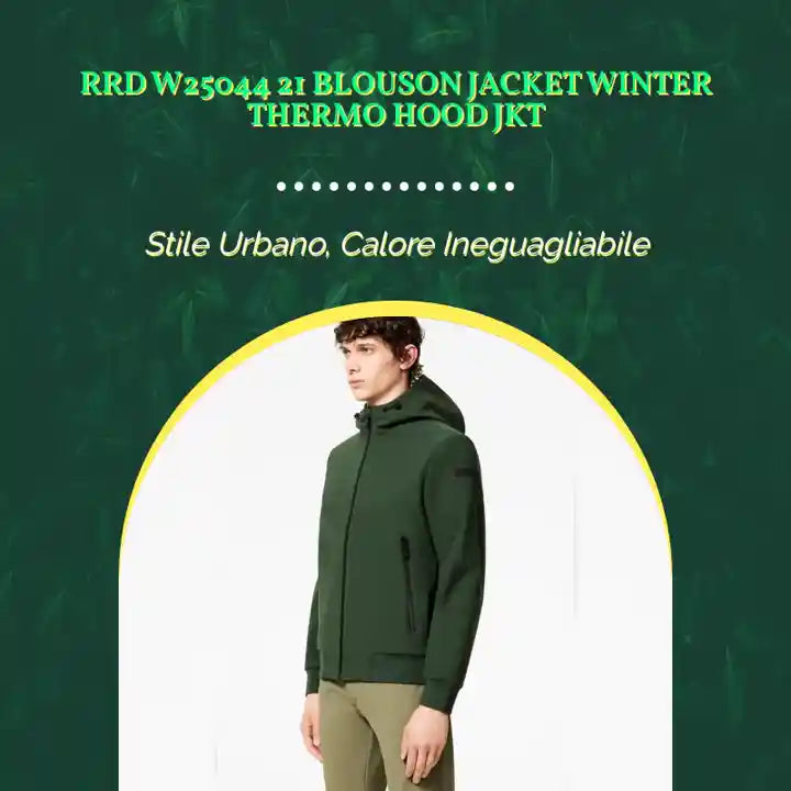 RRD W25044 21 BLOUSON JACKET WINTER THERMO HOOD JKT by@Outfy