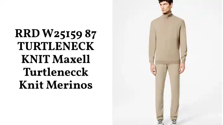 RRD W25159 87 TURTLENECK KNIT Maxell Turtlenecck Knit Merinos by@Outfy