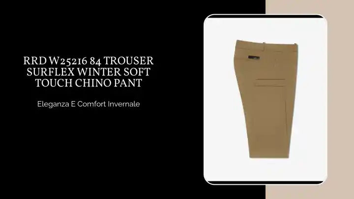 RRD W25216 84 TROUSER surflex winter soft touch chino pant by@Outfy