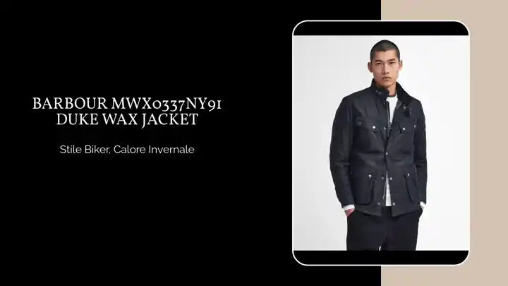 BARBOUR MWX0337NY91 DUKE WAX JACKET by@Outfy