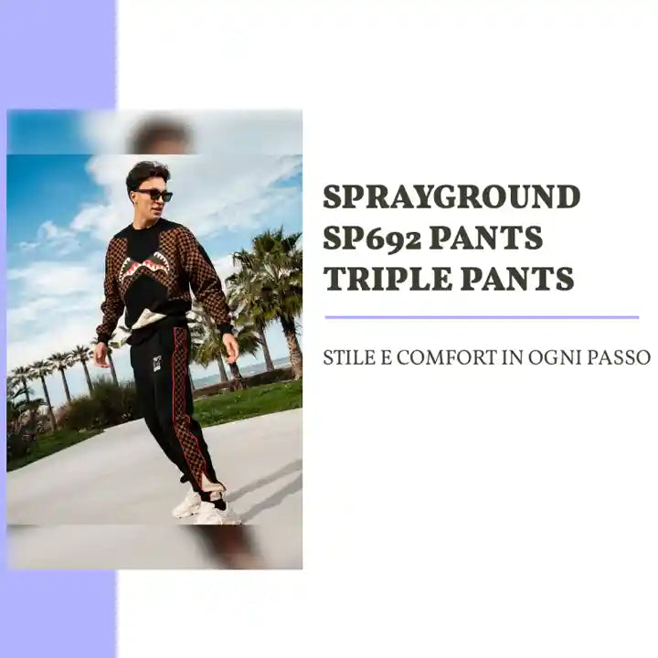 SPRAYGROUND SP692 PANTS TRIPLE PANTS by@Outfy