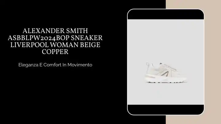 ALEXANDER SMITH ASBBLPW2024BOP SNEAKER LIVERPOOL WOMAN BEIGE COPPER by@Outfy