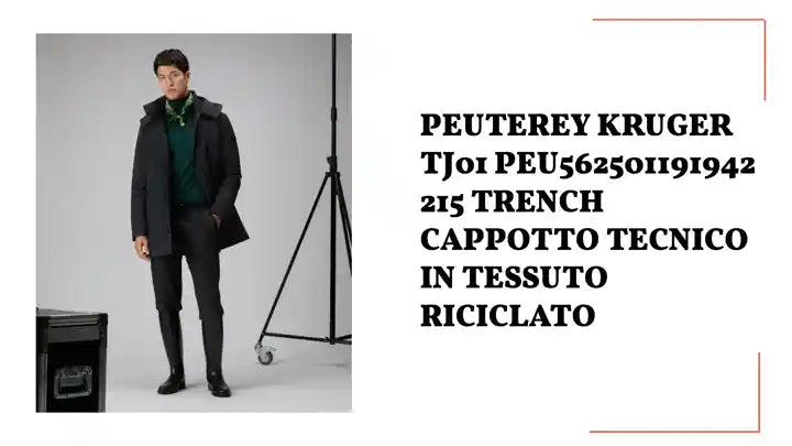 PEUTEREY KRUGER TJ01 PEU562501191942 215 TRENCH Cappotto tecnico in tessuto riciclato by@Outfy