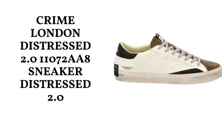 CRIME LONDON DISTRESSED 2.0 11072AA8 SNEAKER DISTRESSED 2.0 by@Outfy