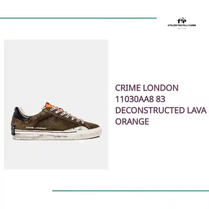 CRIME LONDON 11030AA8 83 DECONSTRUCTED LAVA ORANGE by@Outfy