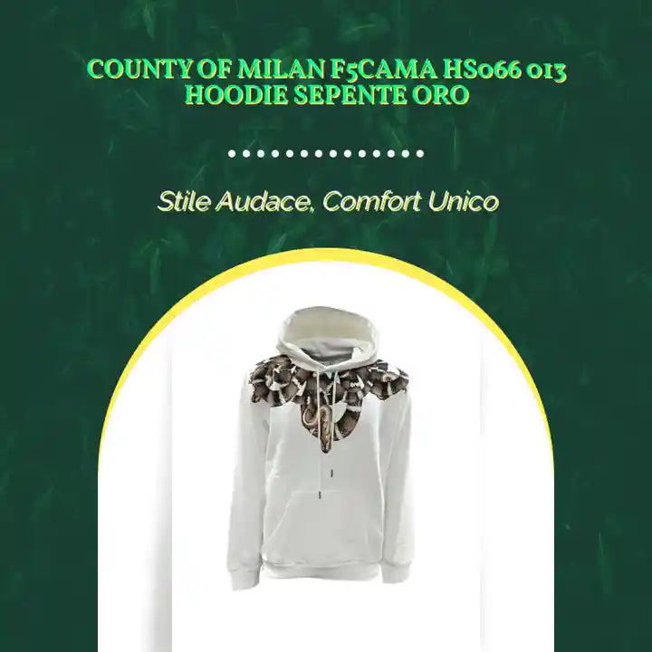 COUNTY OF MILAN F5CAMA HS066 013 HOODIE SEPENTE ORO by@Outfy