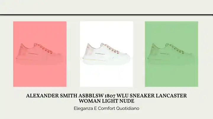 ALEXANDER SMITH ASBBLSW 1807 WLU SNEAKER LANCASTER WOMAN LIGHT NUDE by@Outfy