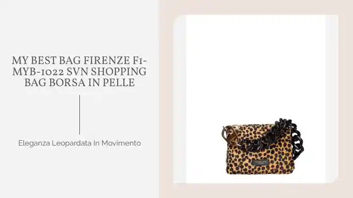 MY BEST BAG FIRENZE F1-MYB-1022 SVN SHOPPING BAG BORSA IN PELLE by@Outfy