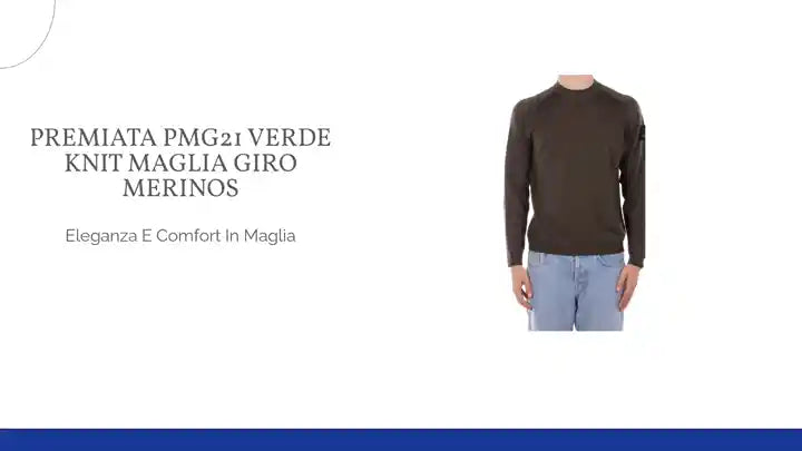 PREMIATA PMG21 VERDE KNIT MAGLIA GIRO MERINOS by@Outfy
