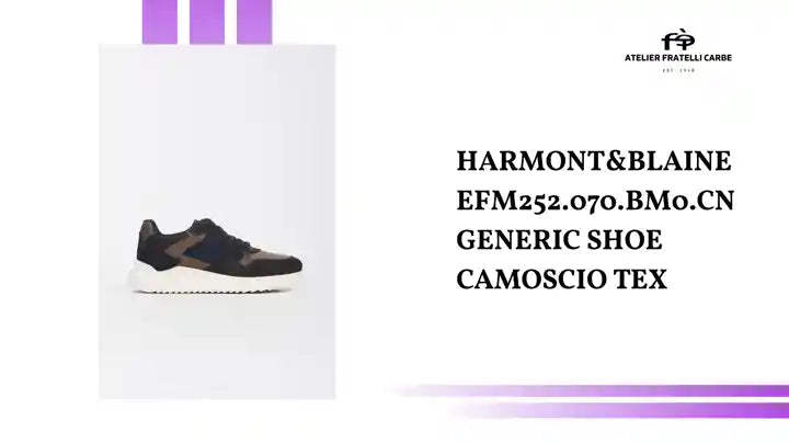Harmont&Blaine EFM252.070.BM0.CN GENERIC SHOE CAMOSCIO TEX by@Outfy