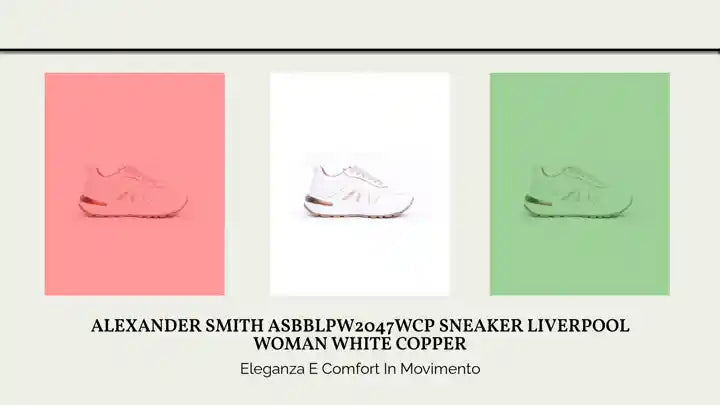 ALEXANDER SMITH ASBBLPW2047WCP SNEAKER LIVERPOOL WOMAN WHITE COPPER by@Outfy