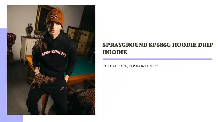 SPRAYGROUND SP686G HOODIE DRIP HOODIE by@Outfy