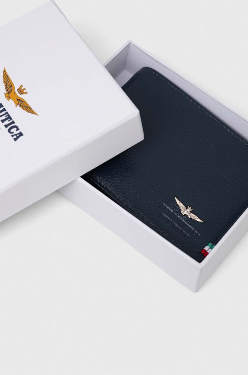 AERONAUTICA MILITARE AM104 PORTAFOGLIO IN PELLE