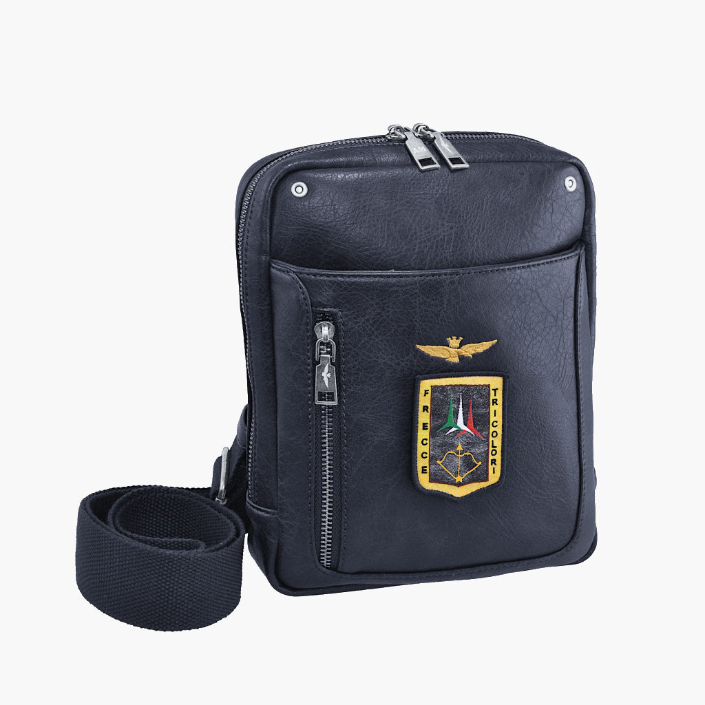 AERONAUTICA MILITARE AM471-BL CROSS BODY CON TRACOLLA IN SIMIL PELLE