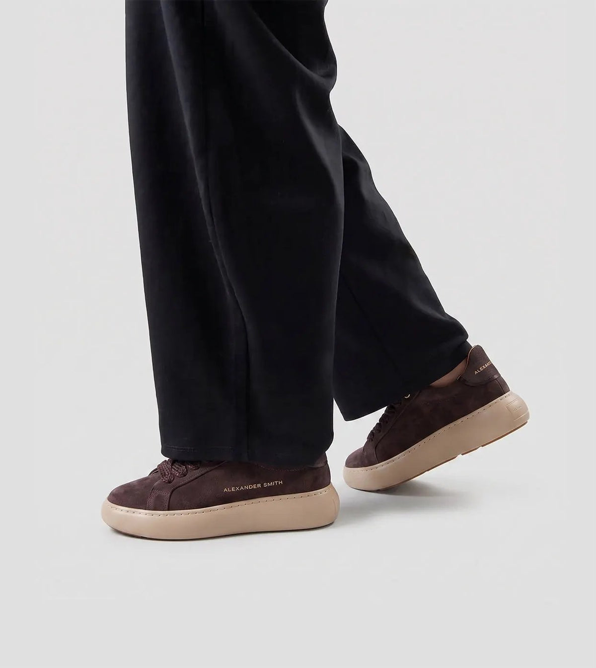 ALEXANDER SMITH ASBESOW 3577 DBN SNEAKER SOHO WOMAN DARK BROWN by ALEXANDER SMITH