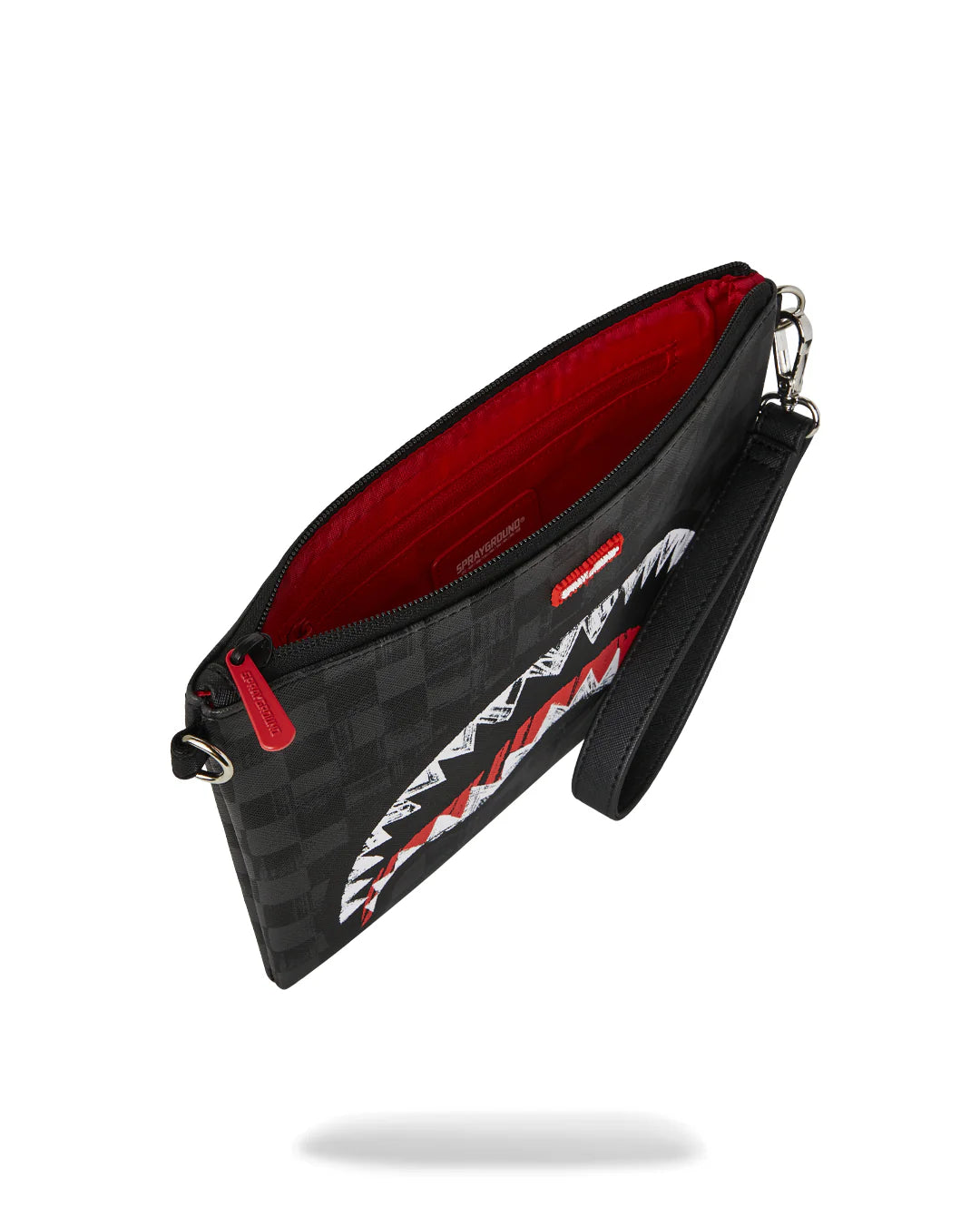 SPRAYGROUND B8229 CLUTCH SCRIBBLE SHARK CROSSOVER CLUTCH