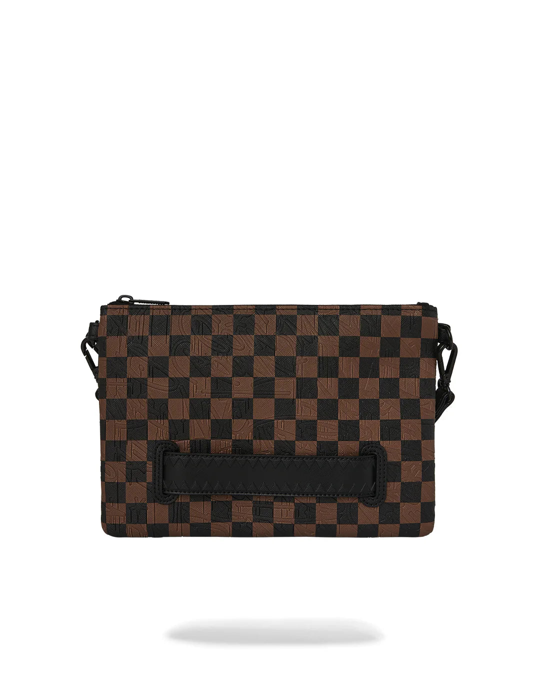 SPRAYGROUND B8239 CLUTCH CHECK 2 EMBOSS CROSSOVER CLUTCH - Atelier Fratelli Carbè