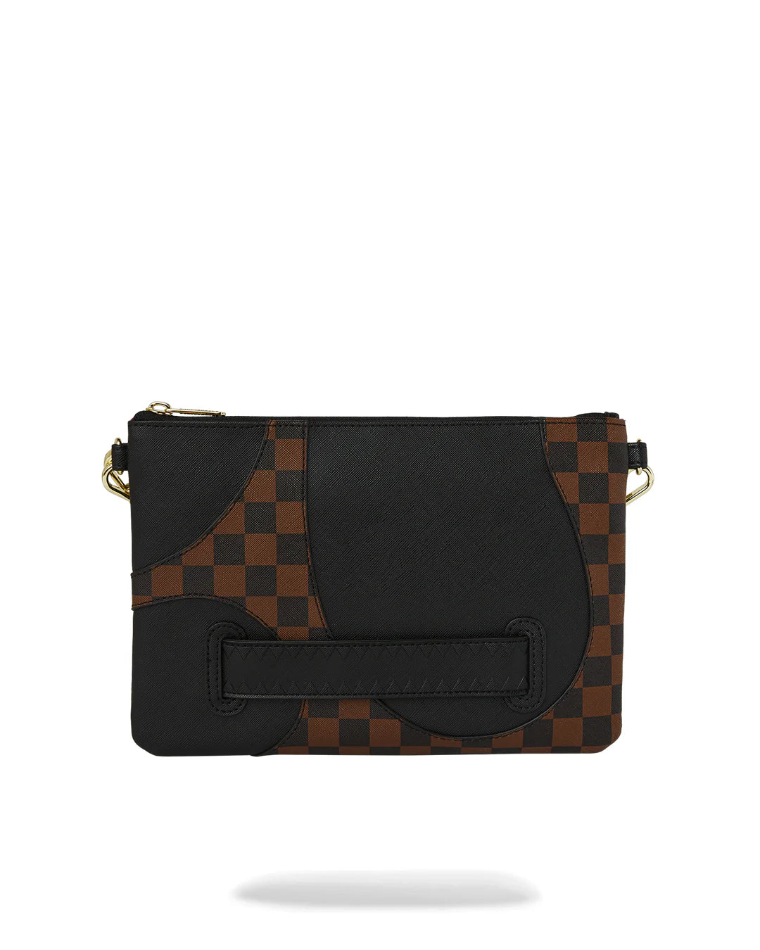 SPRAYGROUND B8283 CLUTCH JETSTREAM BROWN CROSSOVER CLUTCH - Atelier Fratelli Carbè