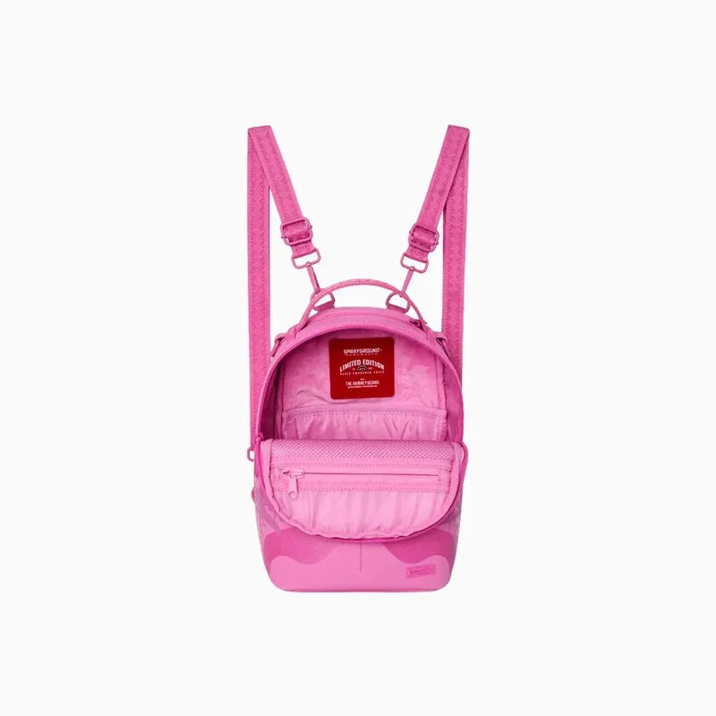 SPRAYGROUND B9451 BACKPACK PINK GHOST DRIP MINI
