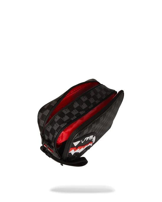 SPRAYGROUND B7968 CLUTCH DRIPPING SHARKS IN PARIS TOILETRY BRICK - Atelier Fratelli Carbè