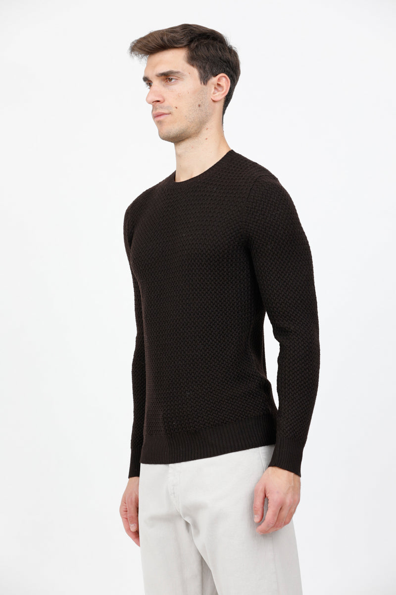 GRAN SASSO 57135 14280 195 KNIT WORKED INTERTWINED
