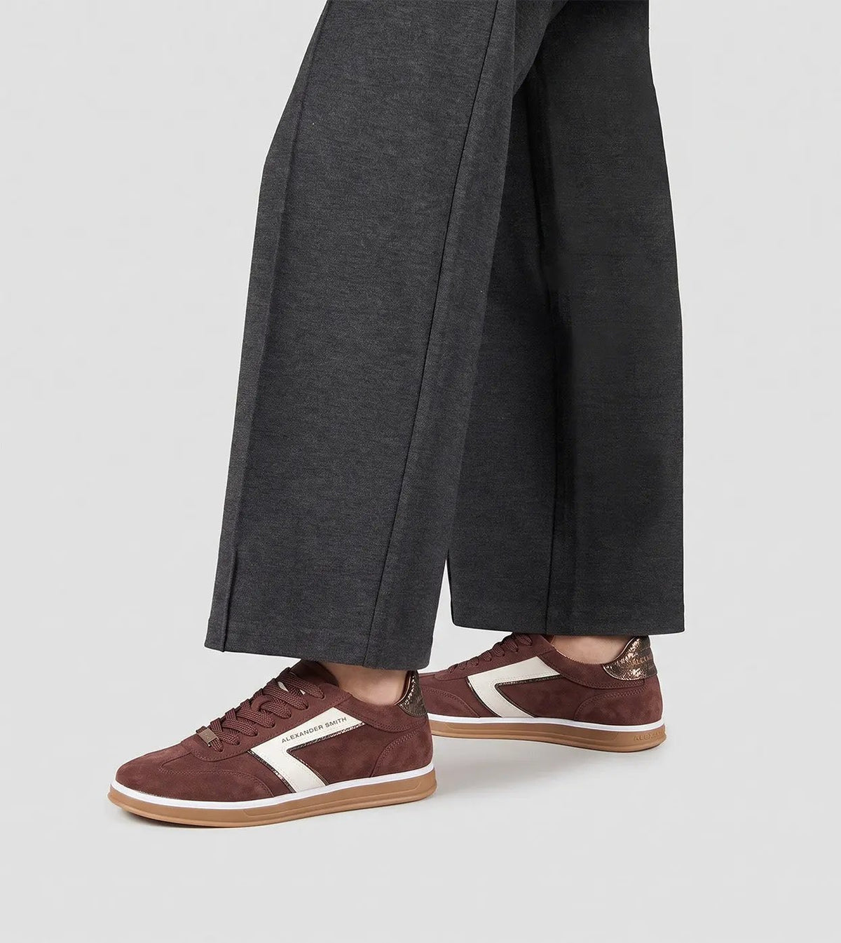 ALEXANDER SMITH ASBETMW 9812 BRO SNEAKER THAMES WOMAN BORDEAUX OFF-WHITE by ALEXANDER SMITH